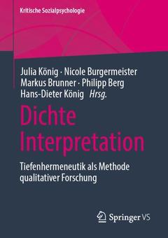 Cover of the book Dichte Interpretation