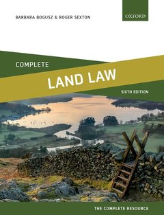 Couverture de l’ouvrage Complete Land Law