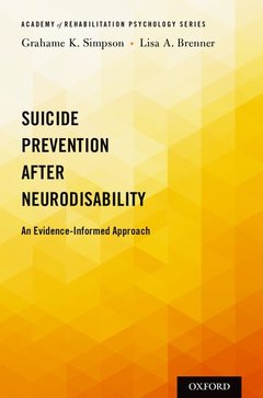 Couverture de l’ouvrage Suicide Prevention After Neurodisability