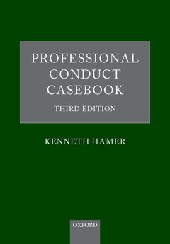 Couverture de l’ouvrage Professional Conduct Casebook