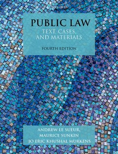 Couverture de l’ouvrage Public Law