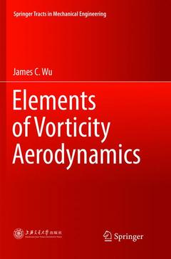 Couverture de l’ouvrage Elements of Vorticity Aerodynamics
