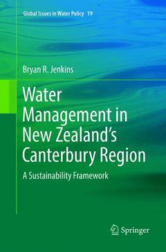 Couverture de l’ouvrage Water Management in New Zealand's Canterbury Region