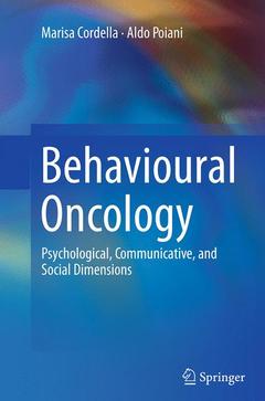 Couverture de l’ouvrage Behavioural Oncology