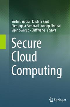 Couverture de l’ouvrage Secure Cloud Computing