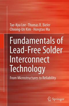Couverture de l’ouvrage Fundamentals of Lead-Free Solder Interconnect Technology