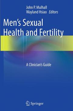 Couverture de l’ouvrage Men's Sexual Health and Fertility