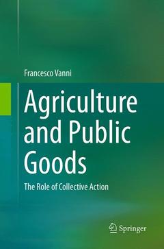 Couverture de l’ouvrage Agriculture and Public Goods