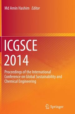 Couverture de l’ouvrage ICGSCE 2014