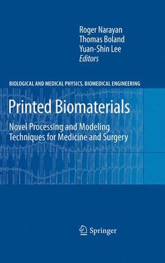 Couverture de l’ouvrage Printed Biomaterials