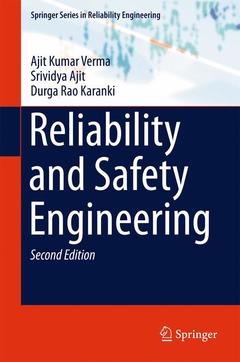 Couverture de l’ouvrage Reliability and Safety Engineering