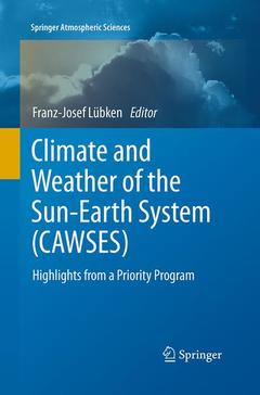 Couverture de l’ouvrage Climate and Weather of the Sun-Earth System (CAWSES)