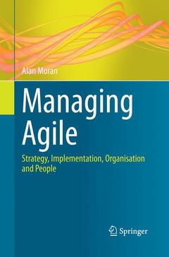 Couverture de l’ouvrage Managing Agile