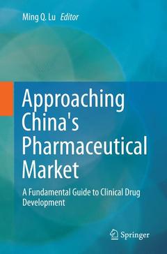 Couverture de l’ouvrage Approaching China's Pharmaceutical Market