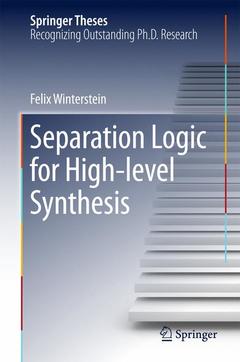 Couverture de l’ouvrage Separation Logic for High-level Synthesis
