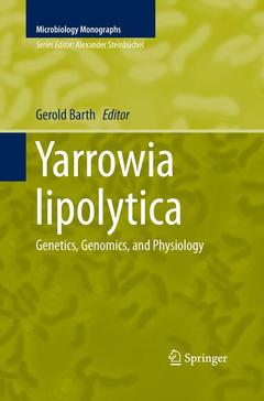 Couverture de l’ouvrage Yarrowia lipolytica