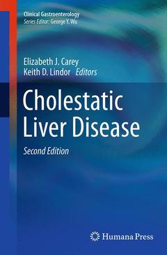 Couverture de l’ouvrage Cholestatic Liver Disease