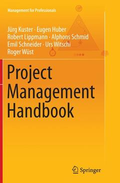 Couverture de l’ouvrage Project Management Handbook