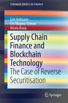 Couverture de l’ouvrage Supply Chain Finance and Blockchain Technology