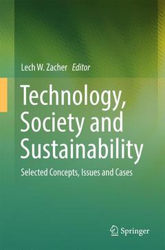 Couverture de l’ouvrage Technology, Society and Sustainability