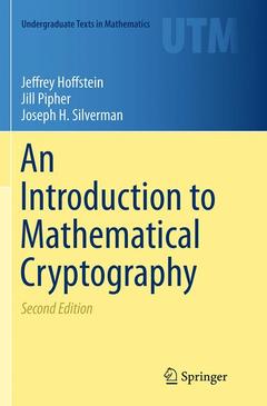 Couverture de l’ouvrage An Introduction to Mathematical Cryptography