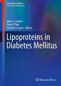 Couverture de l’ouvrage Lipoproteins in Diabetes Mellitus