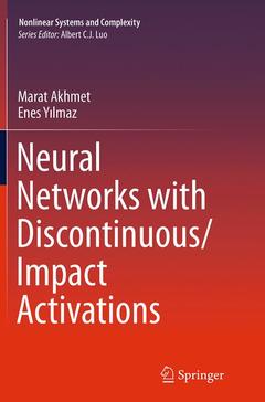 Cover of the book Neural Networks with Discontinuous/Impact Activations