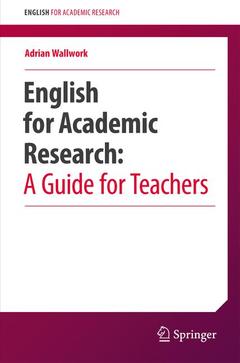 Couverture de l’ouvrage English for Academic Research: A Guide for Teachers