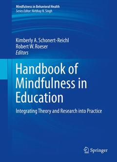 Couverture de l’ouvrage Handbook of Mindfulness in Education