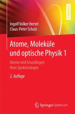Couverture de l’ouvrage Atome, Moleküle und optische Physik 1