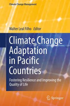 Couverture de l’ouvrage Climate Change Adaptation in Pacific Countries