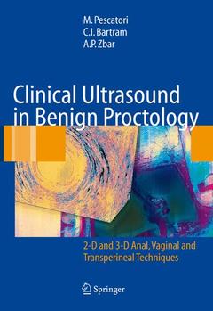 Couverture de l’ouvrage Clinical Ultrasound in Benign Proctology