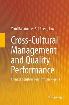 Couverture de l’ouvrage Cross-Cultural Management and Quality Performance