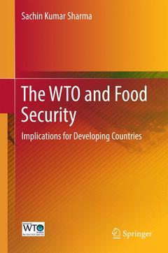 Cover of the book The WTO and Food Security