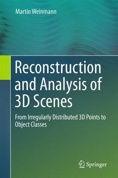 Couverture de l’ouvrage Reconstruction and Analysis of 3D Scenes