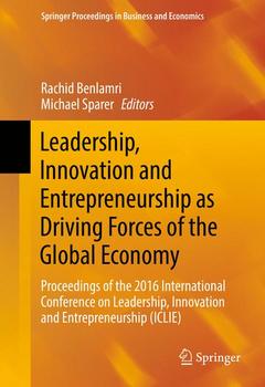 Couverture de l’ouvrage Leadership, Innovation and Entrepreneurship as Driving Forces of the Global Economy