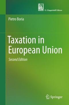 Couverture de l’ouvrage Taxation in European Union