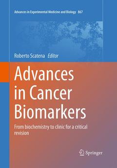 Couverture de l’ouvrage Advances in Cancer Biomarkers