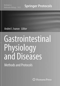 Couverture de l’ouvrage Gastrointestinal Physiology and Diseases
