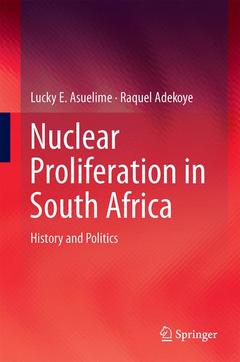 Couverture de l’ouvrage Nuclear Proliferation in South Africa