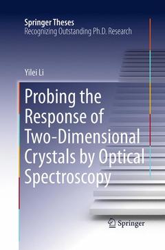 Couverture de l’ouvrage Probing the Response of Two-Dimensional Crystals by Optical Spectroscopy