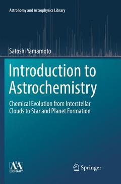 Couverture de l’ouvrage Introduction to Astrochemistry