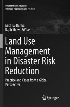 Couverture de l’ouvrage Land Use Management in Disaster Risk Reduction