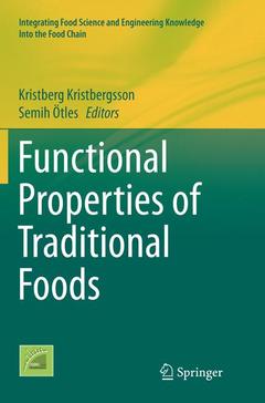 Couverture de l’ouvrage Functional Properties of Traditional Foods