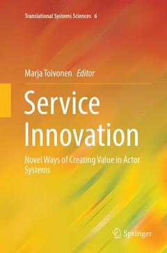 Couverture de l’ouvrage Service Innovation