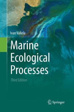 Couverture de l’ouvrage Marine Ecological Processes