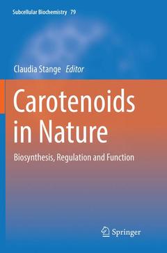 Couverture de l’ouvrage Carotenoids in Nature