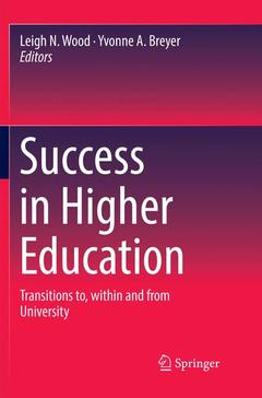 Couverture de l’ouvrage Success in Higher Education