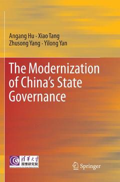 Couverture de l’ouvrage The Modernization of China’s State Governance
