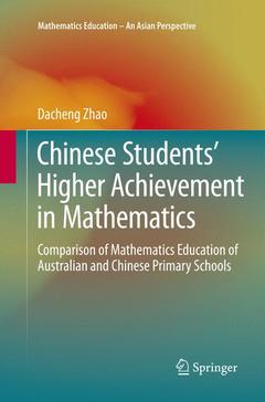 Couverture de l’ouvrage Chinese Students' Higher Achievement in Mathematics
